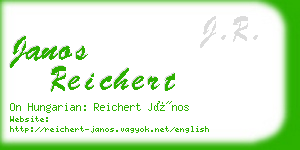 janos reichert business card